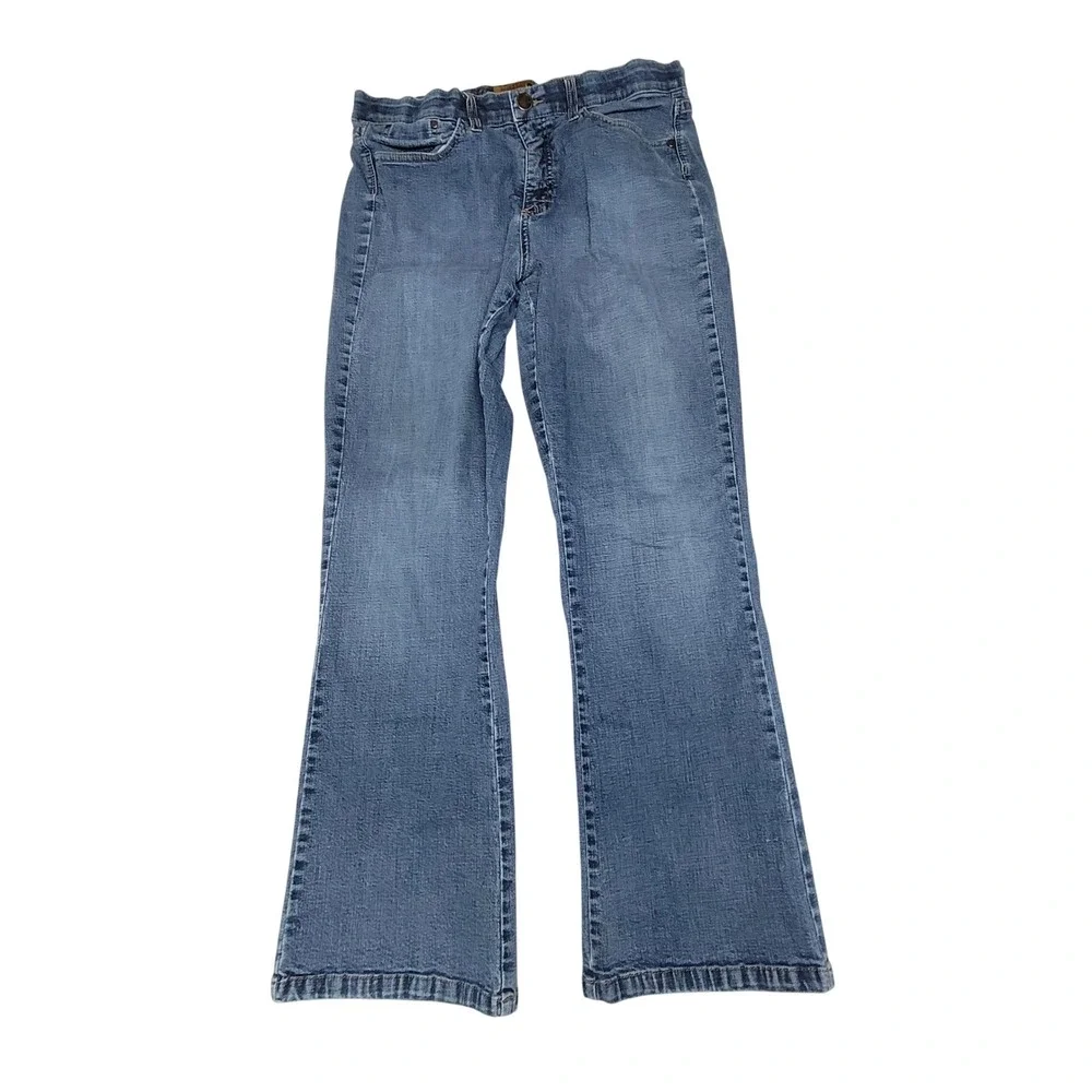 Ross Thomson Jeans Mens 36x30 Blue Denim Bootcut Comfort Waistband RN 94572